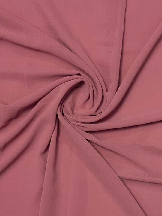 PREMIUM GEORGETTE - FLAMINGO PINK - Cameo Hijabwears