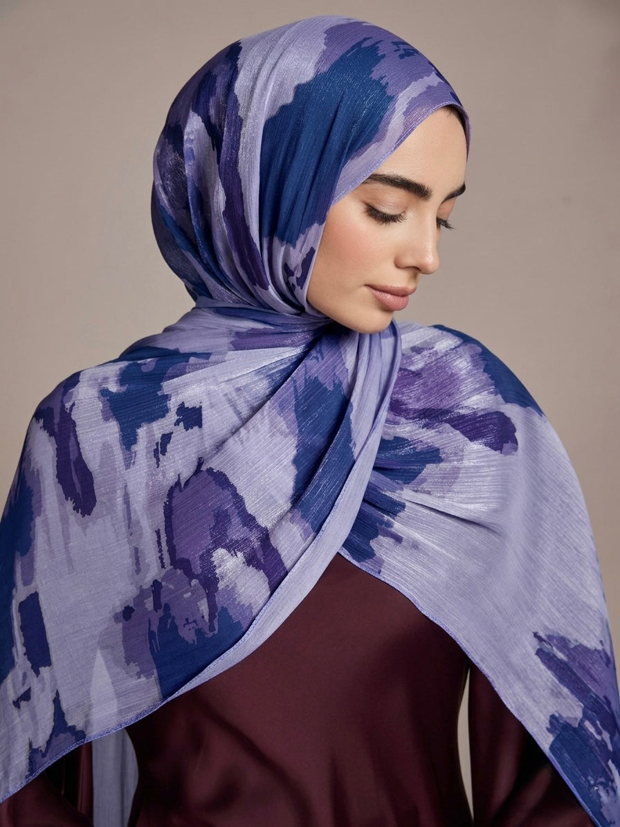 Printed Organza Silk - Soft Sheer Fancy  Hijab