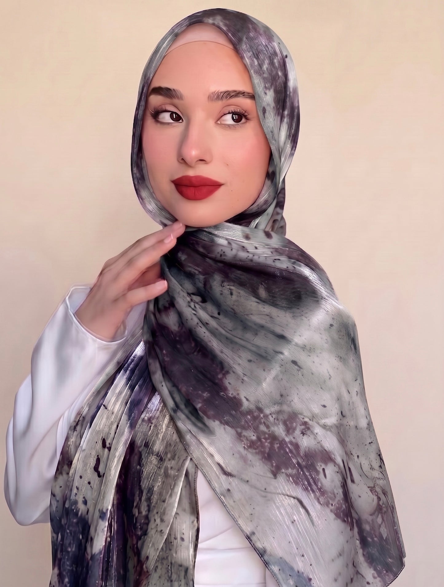 Printed Organza Silk - Soft Sheer Fancy  Hijab