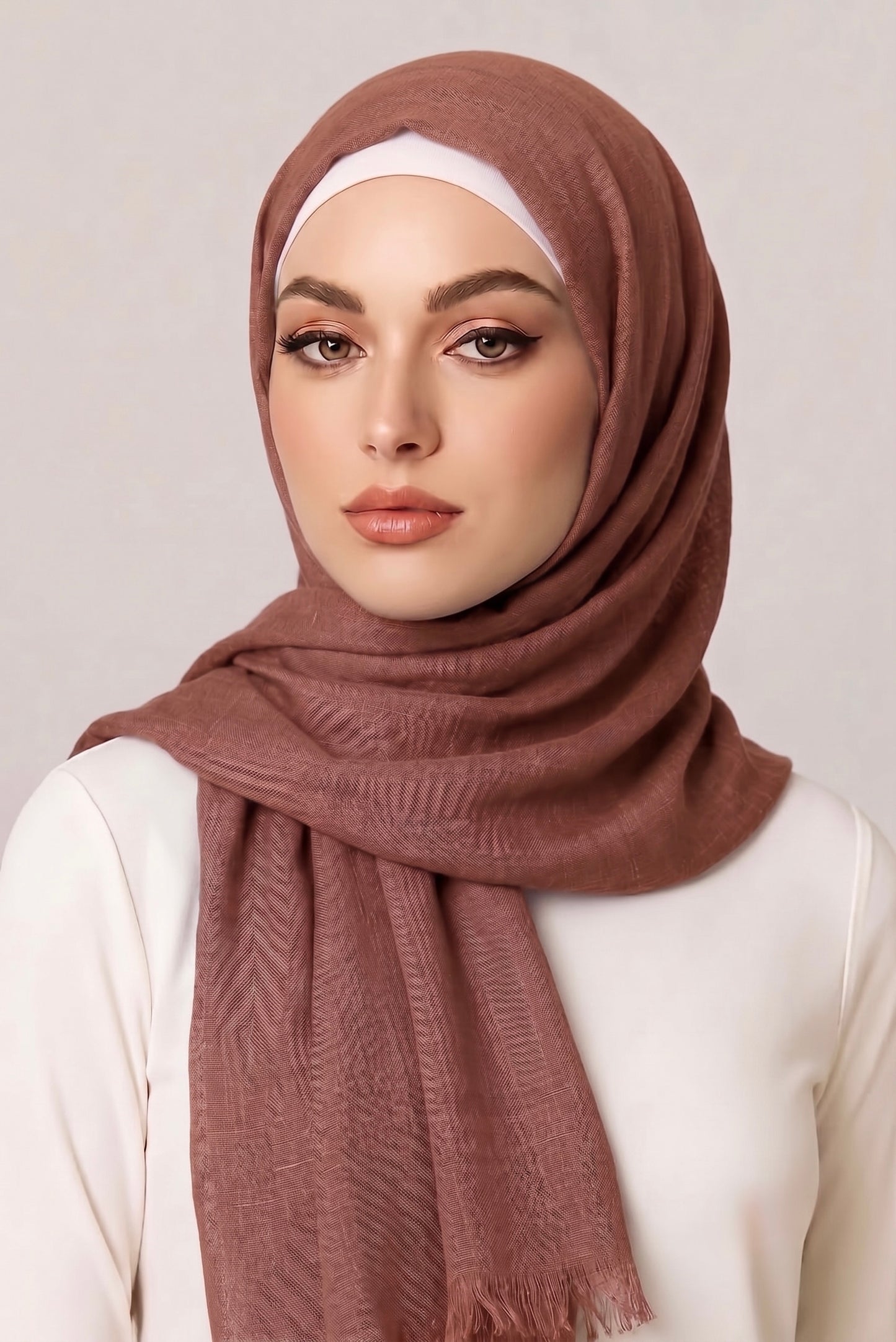Turkish Lawn Hijab Copper