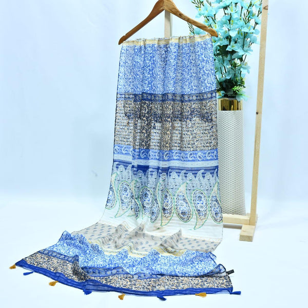 Tassels Lawn Hijab - Floral