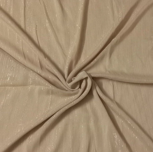 Zari Georgette Hijab - Beige - Cameo Hijabwears