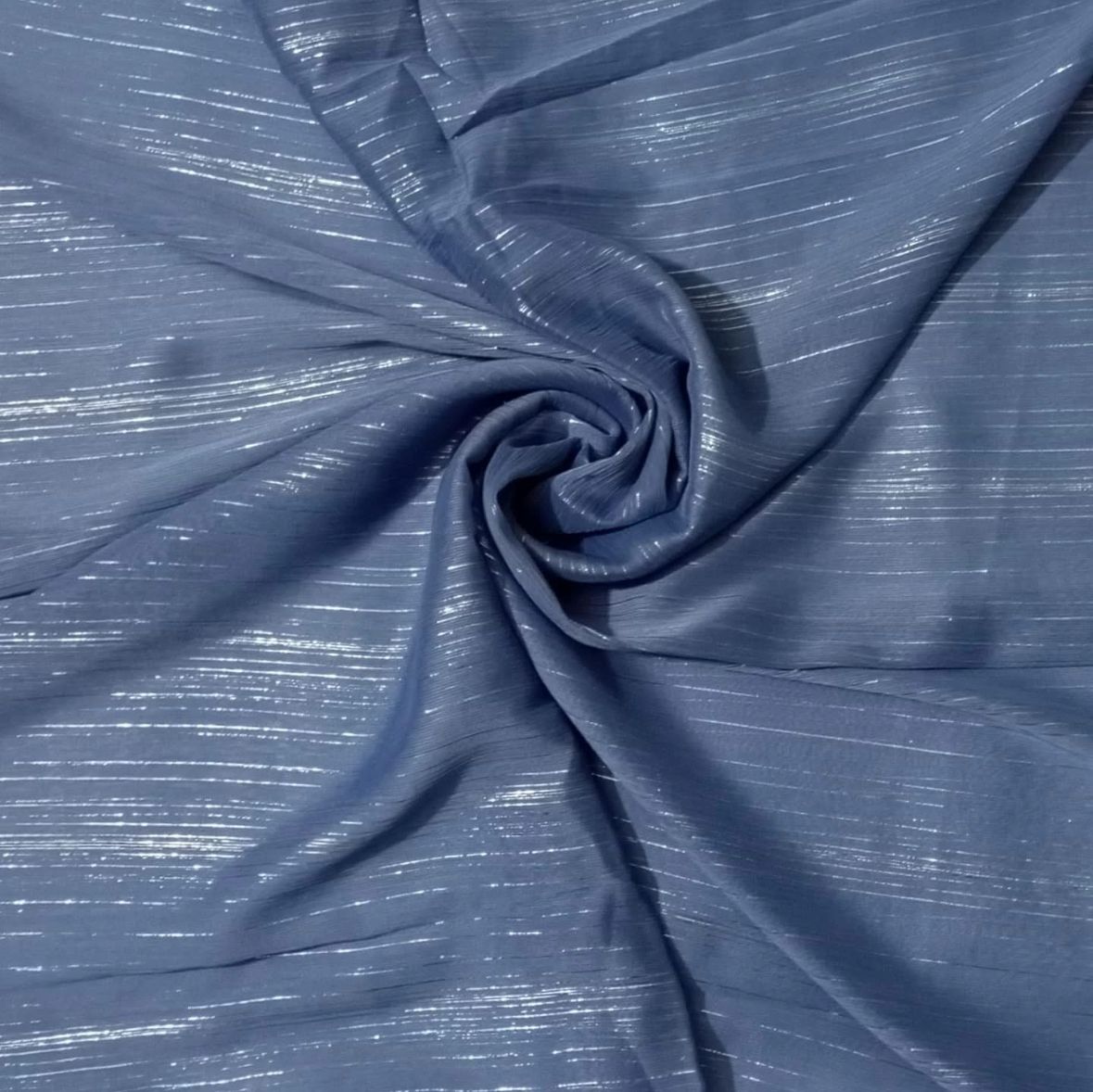 Zari Georgette Hijab - Dusty Blue