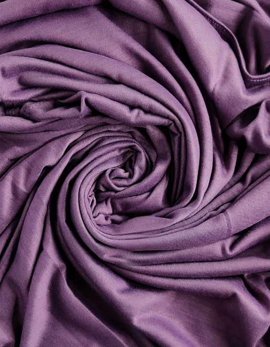 PLAIN JERSEY - DUSTY PURPLE