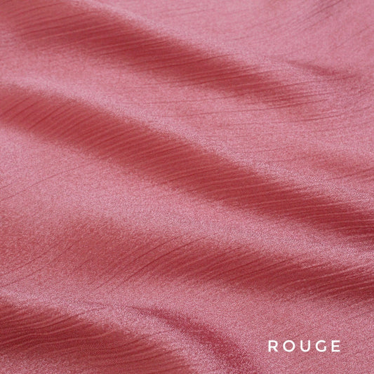 CRINKLE SILK - ROUGE