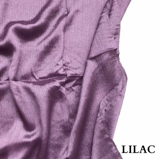 CRINKLE SILK - LILAC