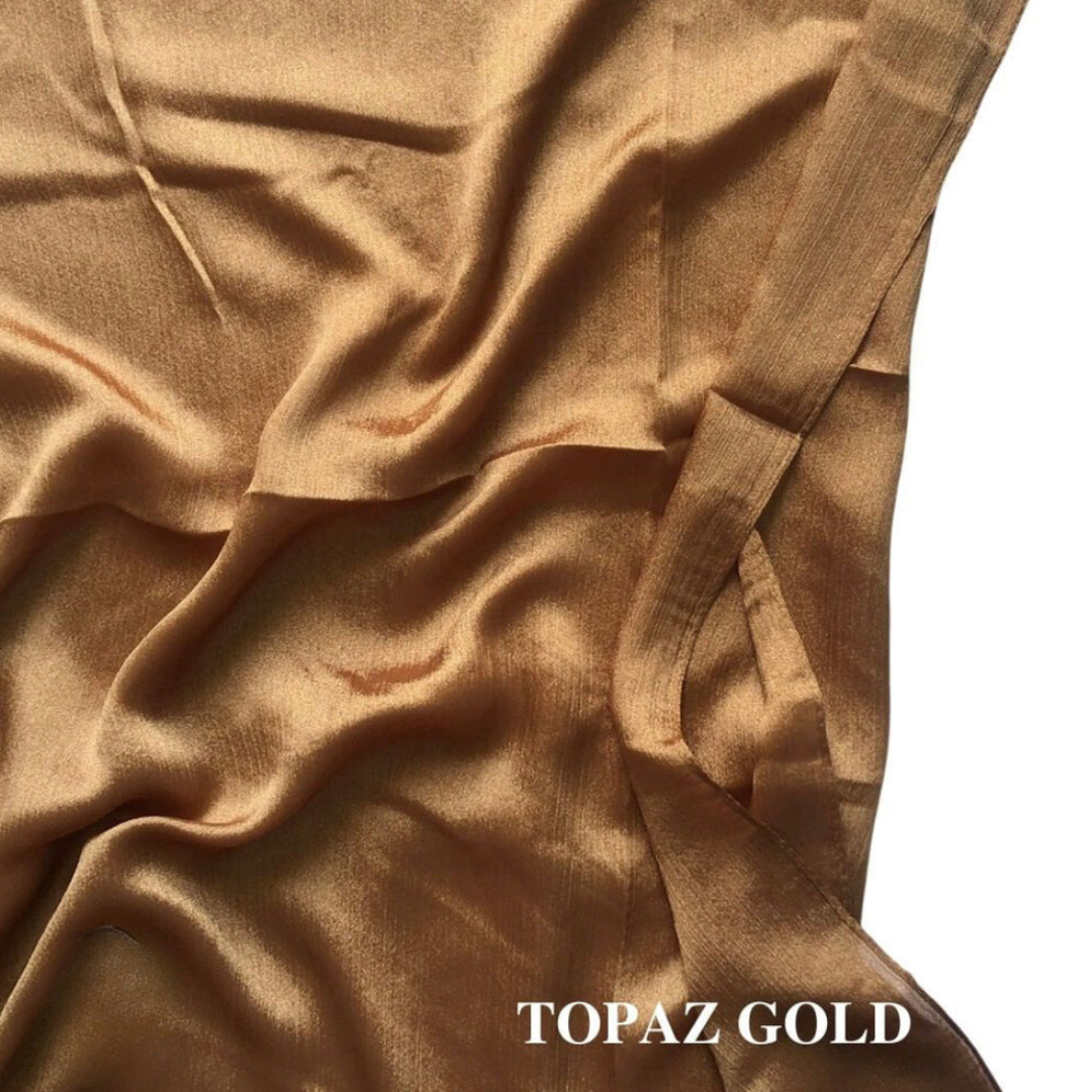 CRINKLE SILK - TOPAZ GOLD