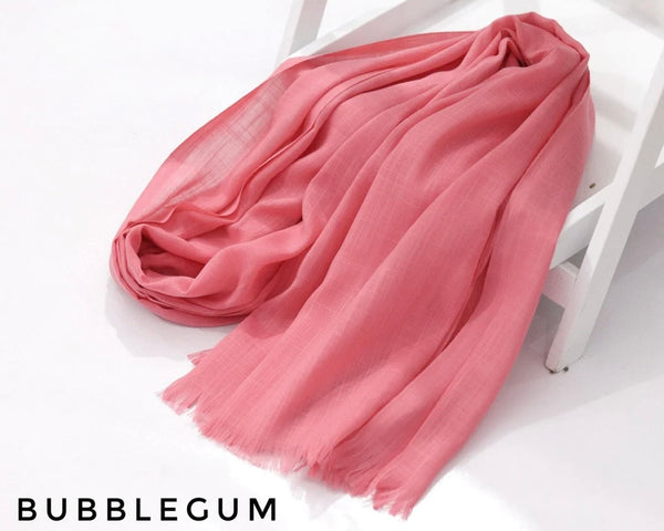 Turkish Lawn BubbleGum - Cameo Hijabwears