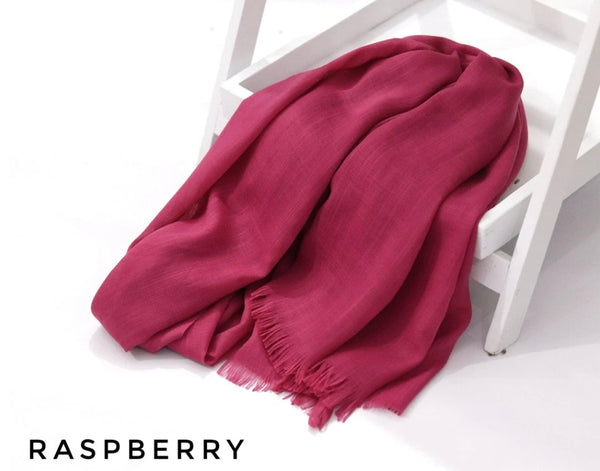 Turkish Lawn Raspberry - Cameo Hijabwears