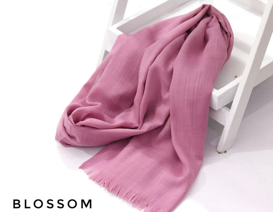 Turkish Viscose Lawn Hijab - Blossom - Cameo Hijabwears