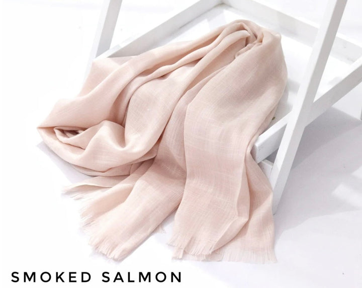 Turkish Lawn Smoked Salmon - Cameo Hijabwears