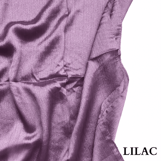 CRINKLE SILK Hijab - LILAC - Cameo
