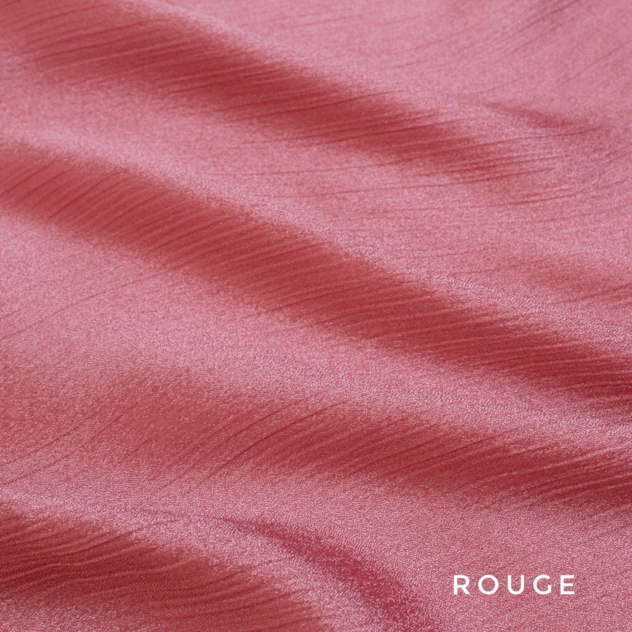 CRINKLE SILK Hijab - ROUGE - Cameo