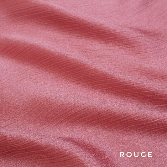 CRINKLE SILK Hijab - ROUGE - Cameo