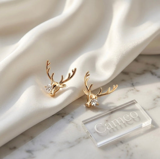 Dear Gold - Earing - Cameo
