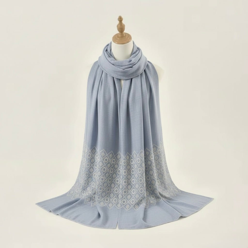 Diamond Embroidery - Ice Blue - Cameo