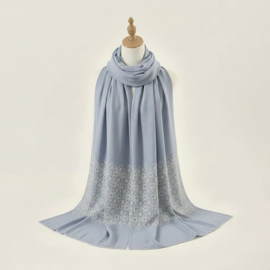 Diamond Embroidery - Ice Blue - Cameo