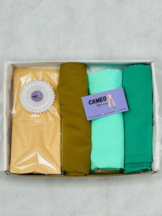 Hijab bundle with Free Pins - Cameo