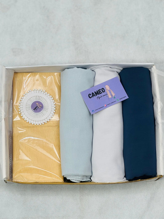 Hijab bundle with Free Pins - Cameo