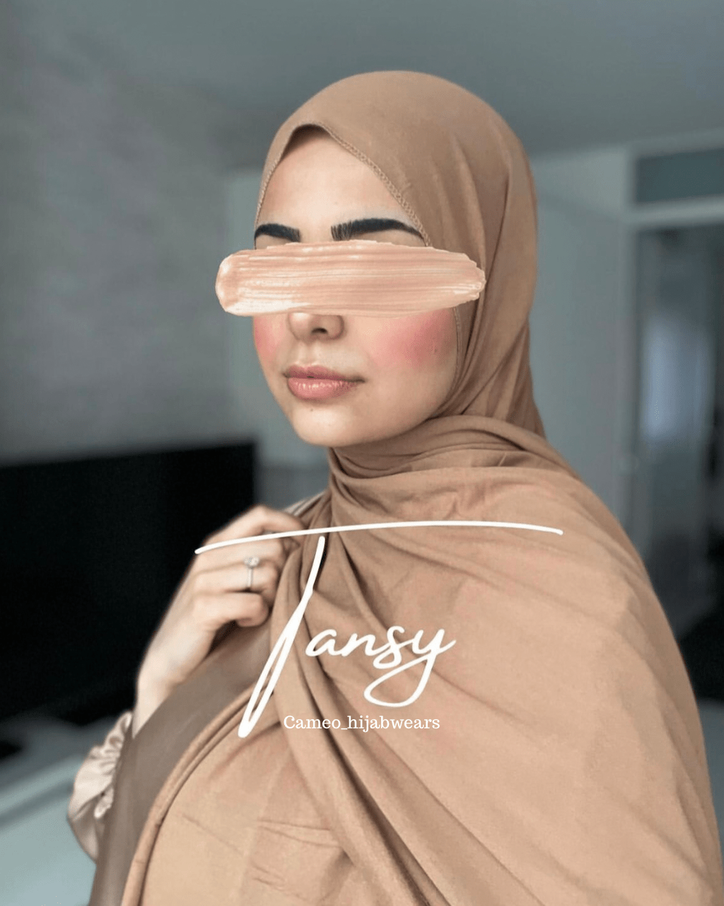 jersey Hijab Tansy - Cameo