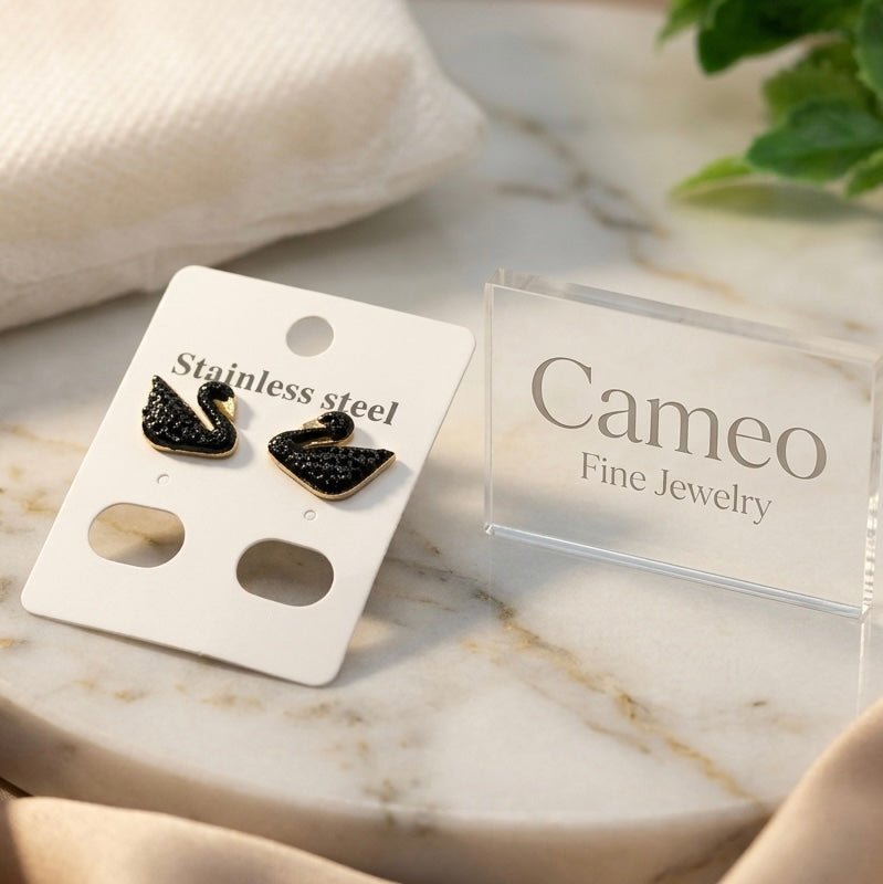 Minimal Stainless Steel Earing - Cameo