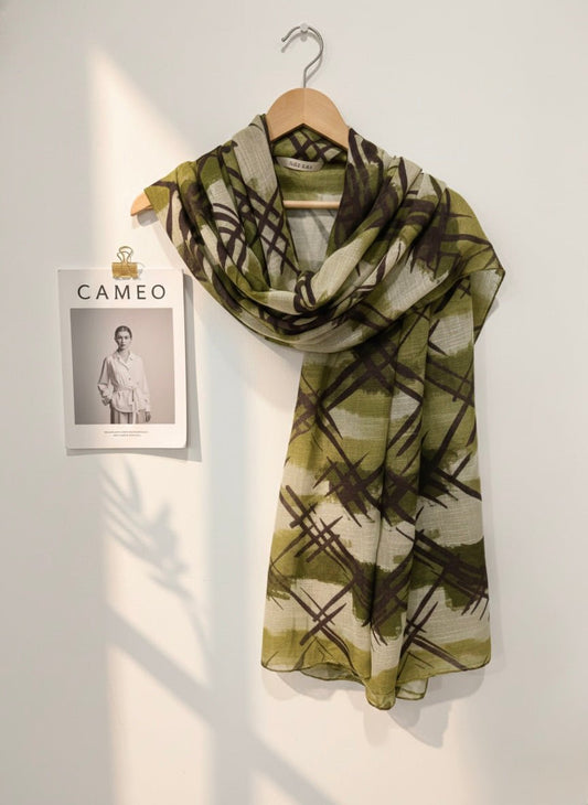 Moroccan Lawn Hijab - Cameo