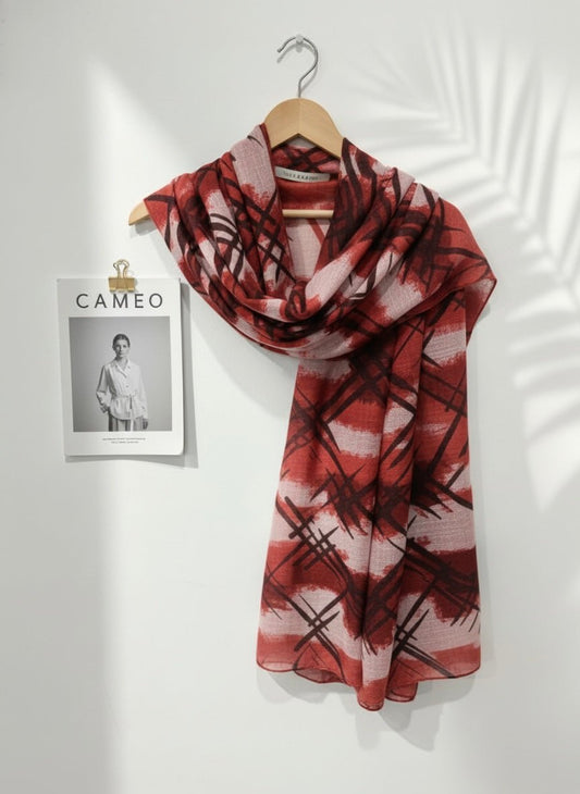 Moroccan Lawn Hijab - Cameo