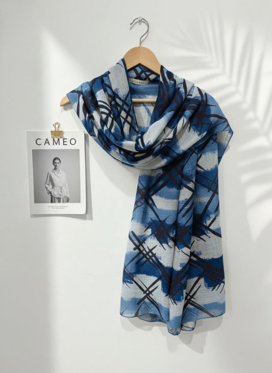 Moroccan Lawn Hijab - Cameo