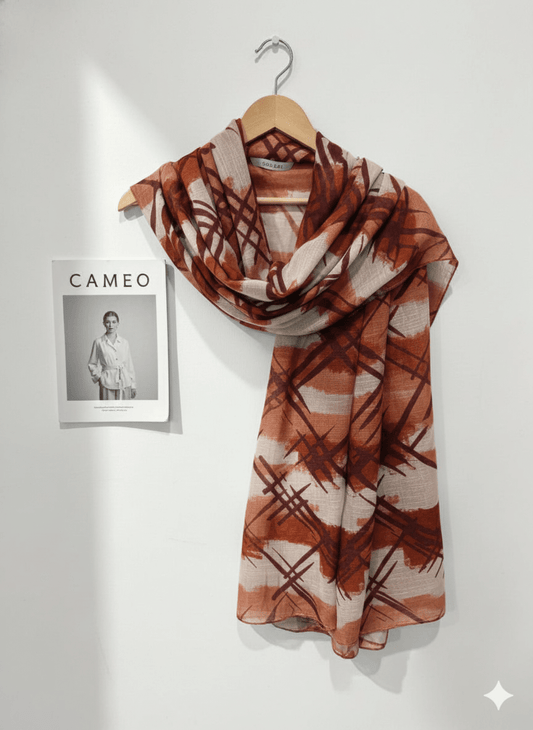 Moroccan Lawn Hijab - Cameo