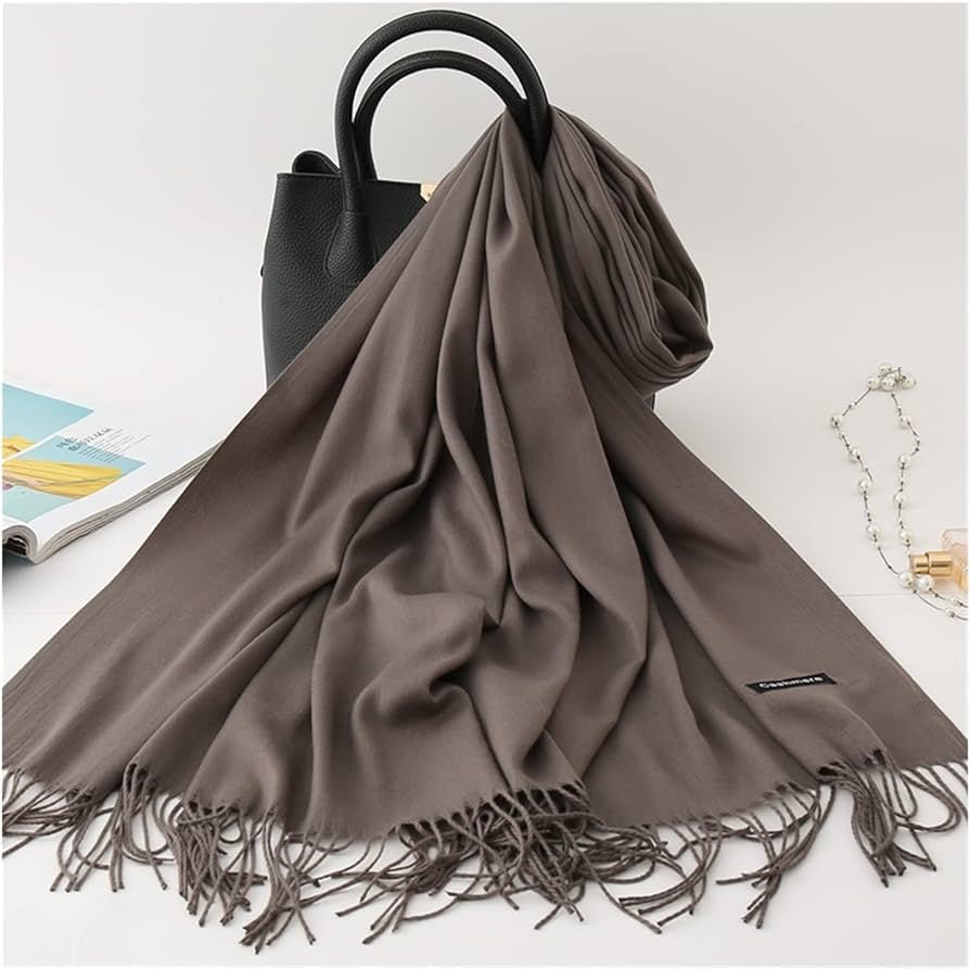 Pashmina Hijab - Grey - Cameo