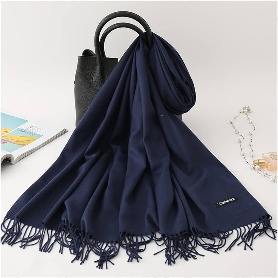 Pashmina - Navy blue - Cameo