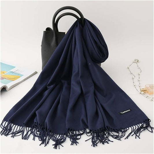 Pashmina - Navy blue - Cameo