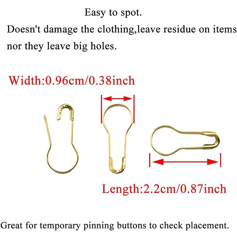 Pear Hijab pins/ Bulb Hijab pins - Cameo