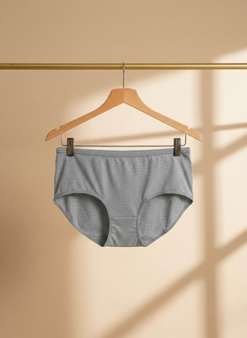 Plain Cotton Underwear – Soft Everyday Essential - Free Size - Cameo