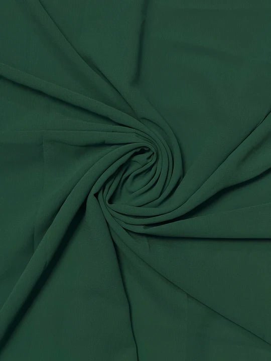 PREMIUM GEORGETTE - EMRALED GREEN - Cameo