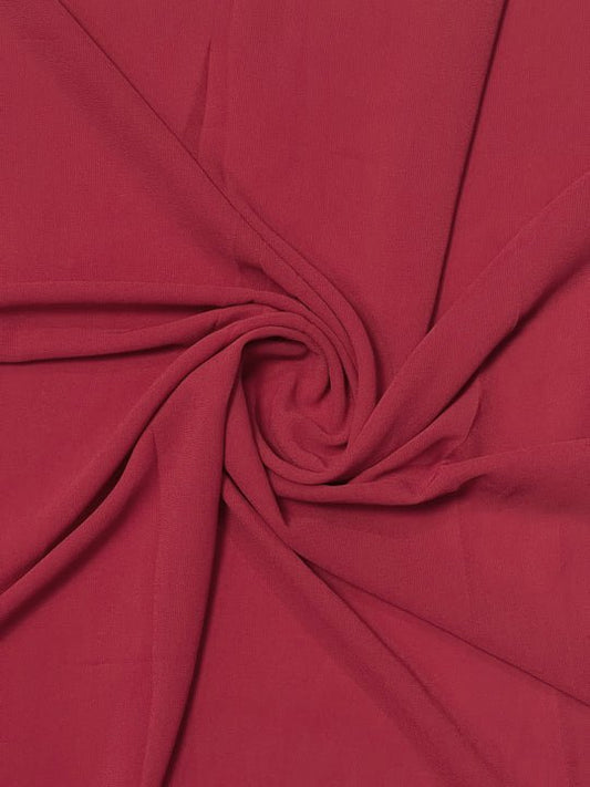 PREMIUM GEORGETTE HIJAB - CHERRY RED - Cameo
