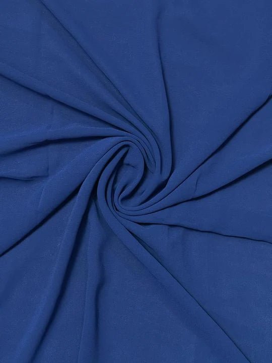 PREMIUM GEORGETTE HIJAB - COBALT BLUE - Cameo