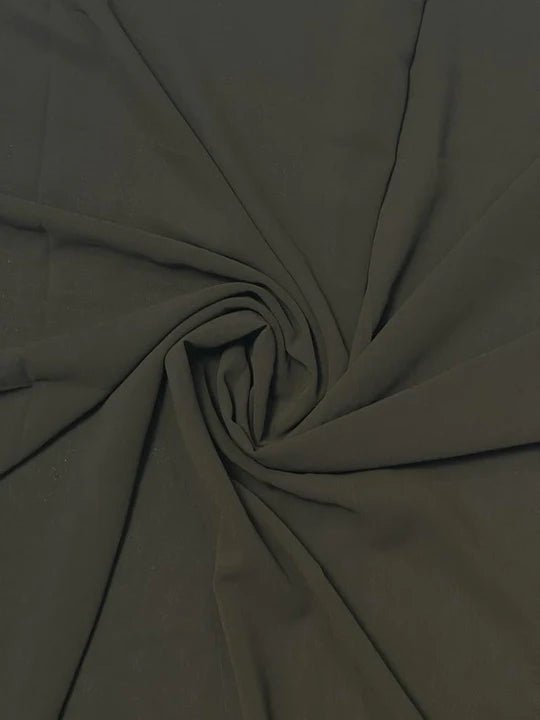 PREMIUM GEORGETTE HIJAB - DEEP OLIVE - Cameo