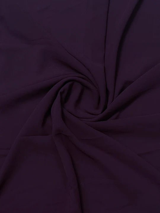 PREMIUM GEORGETTE HIJAB - EGGPLANT - Cameo