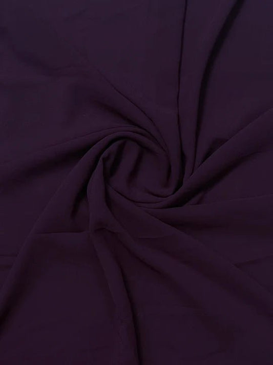 PREMIUM GEORGETTE HIJAB - EGGPLANT - Cameo