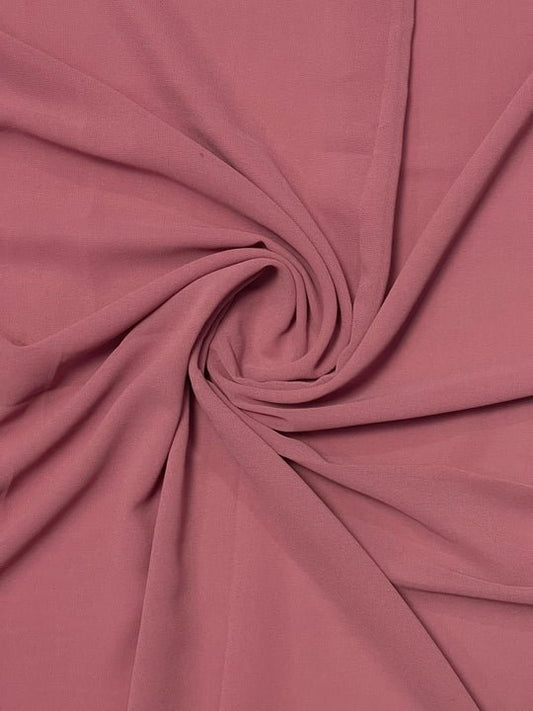 PREMIUM GEORGETTE HIJAB - FLAMINGO PINK - Cameo
