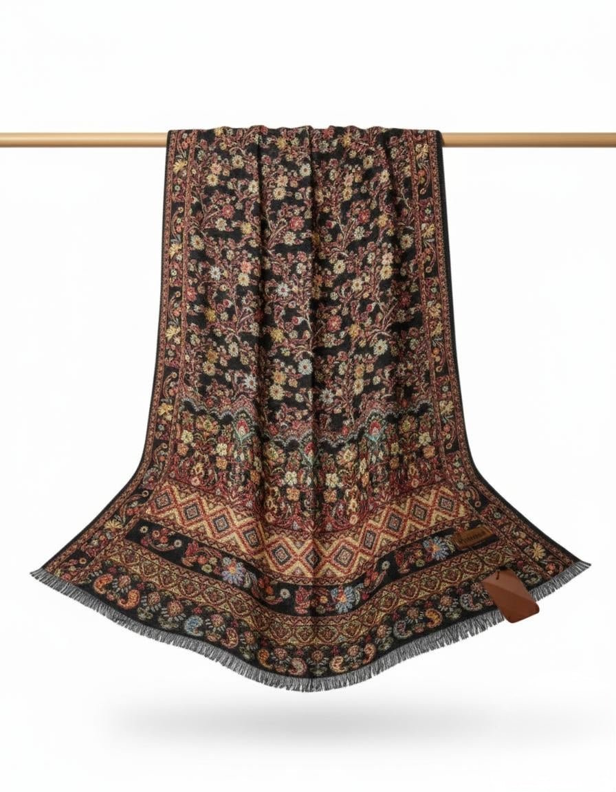 Printed khani Cashmere - Cameo