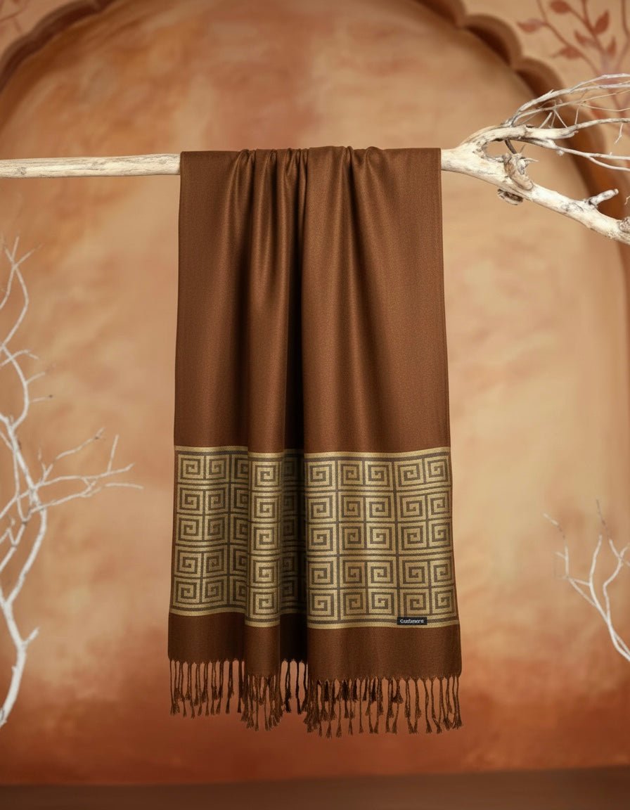 Printed Pashmina Hijab - Cameo
