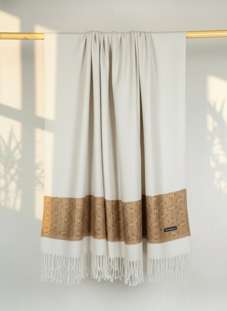 Printed Pashmina Hijab - Cameo