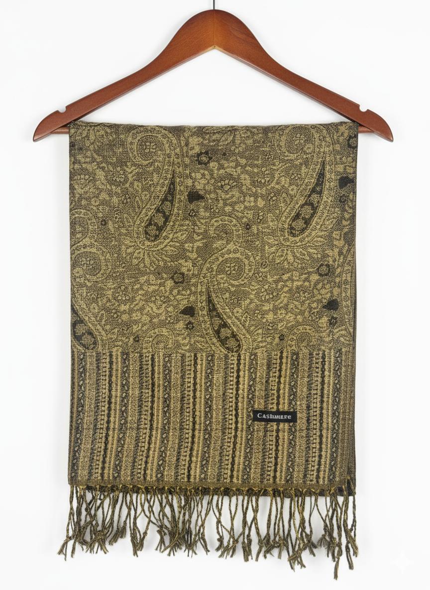 Printed Pashmina Hijab - Cameo