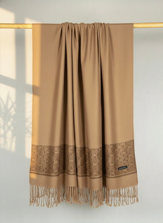 Printed Pashmina Hijab - Cameo
