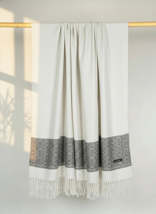 Printed Pashmina Hijab - Cameo