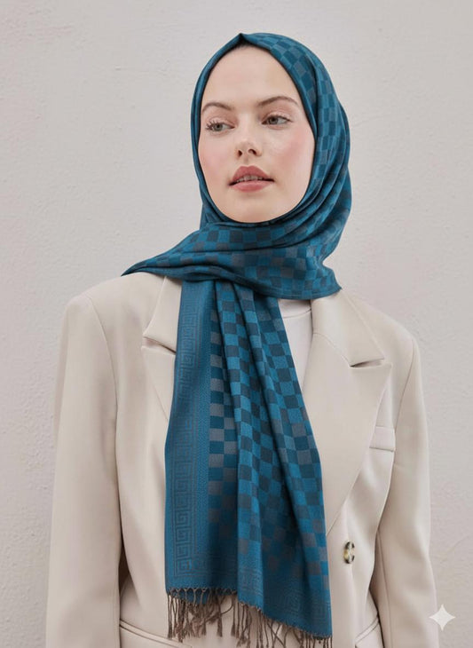 Printed Pashmina Hijab - Cameo