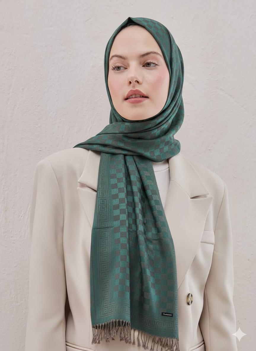 Printed Pashmina Hijab - Cameo
