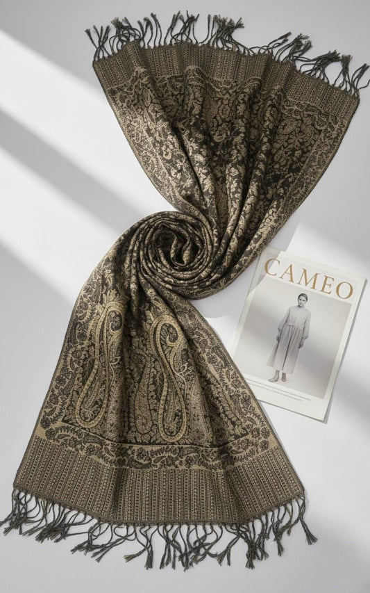 Printed Pashmina Hijab - Pinterest Inspired - Cameo